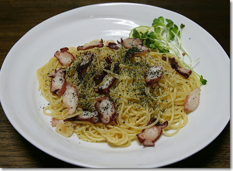 お茶タコ・パスタ